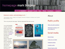 Tablet Screenshot of markburgess.org